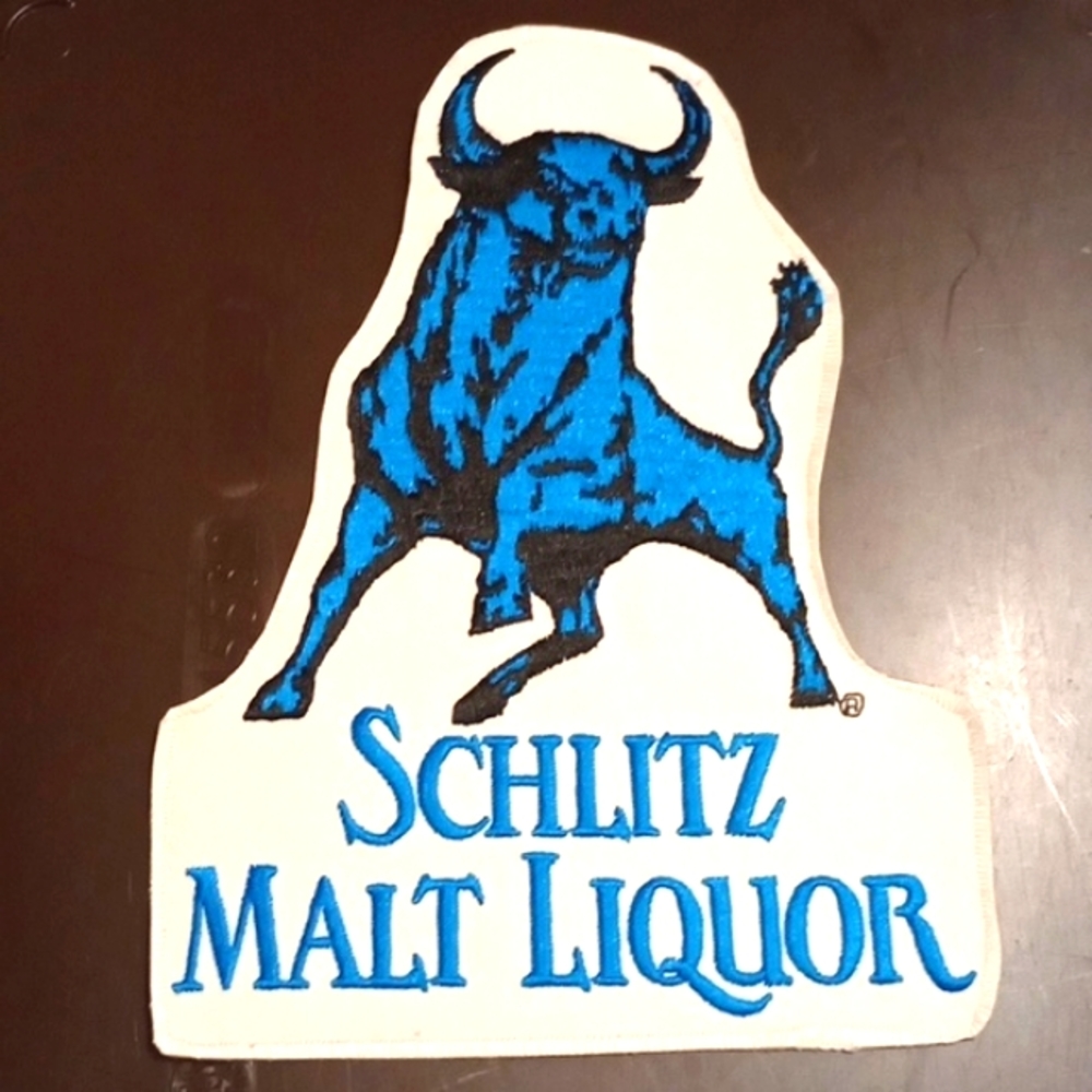 Jumbo Vintage Beer Patch. Never Used, Dead Stock, Kept In Plastic NWOT